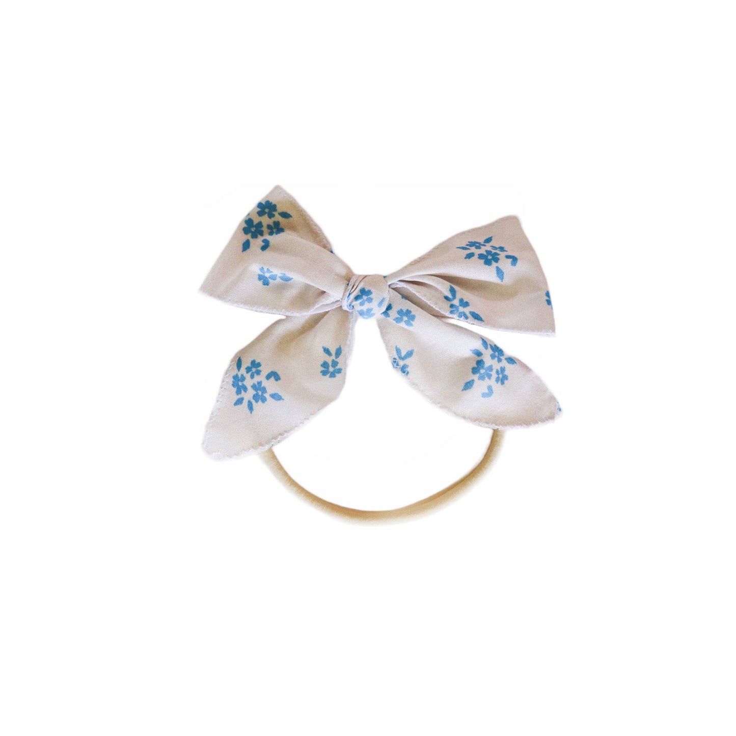 Bluebell Pinwheel Bow Clip: Bow Clip