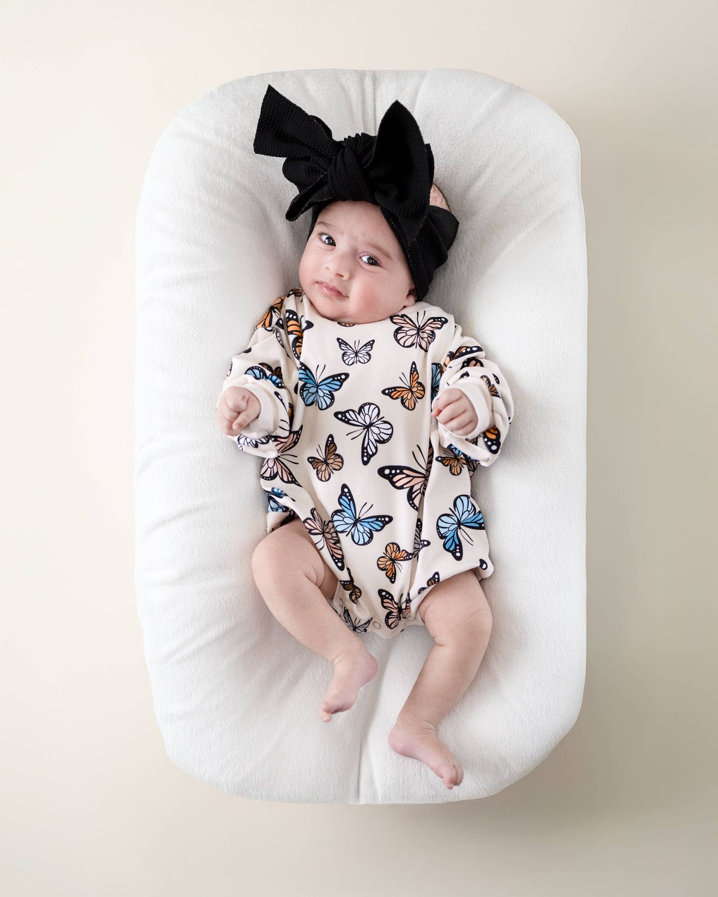 Bubble Romper | Butterflies: 3-6M