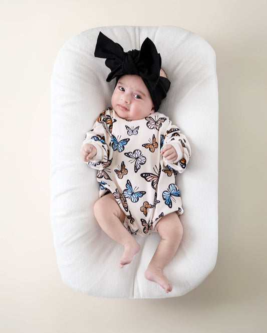 Bubble Romper | Butterflies: 3-6M