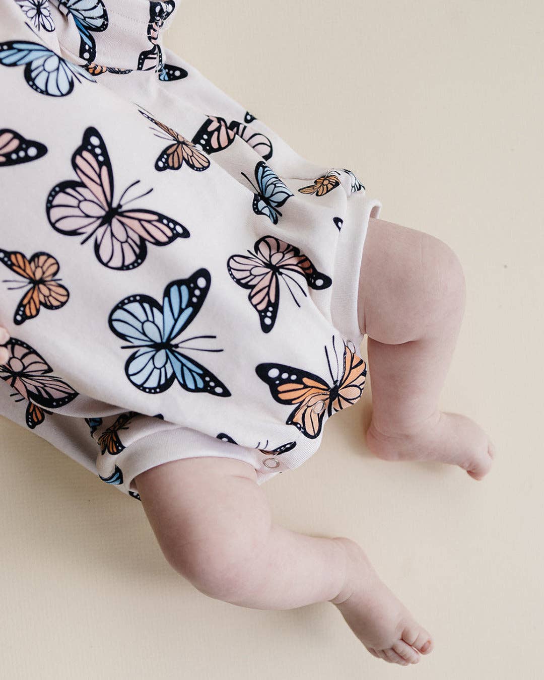 Bubble Romper | Butterflies: 0-3M