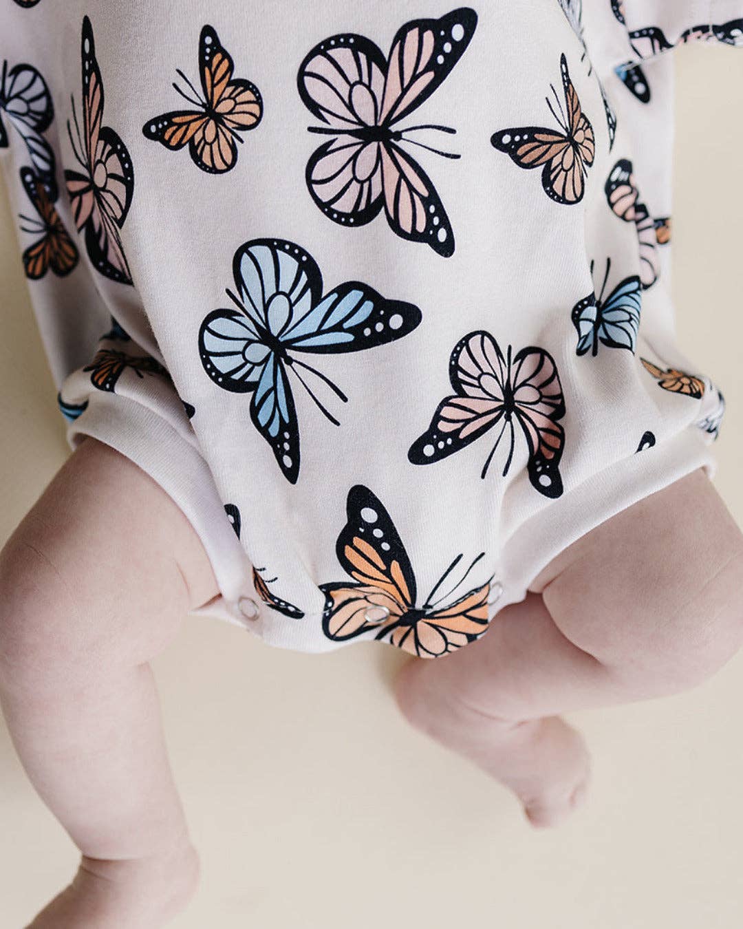 Bubble Romper | Butterflies: 3-6M