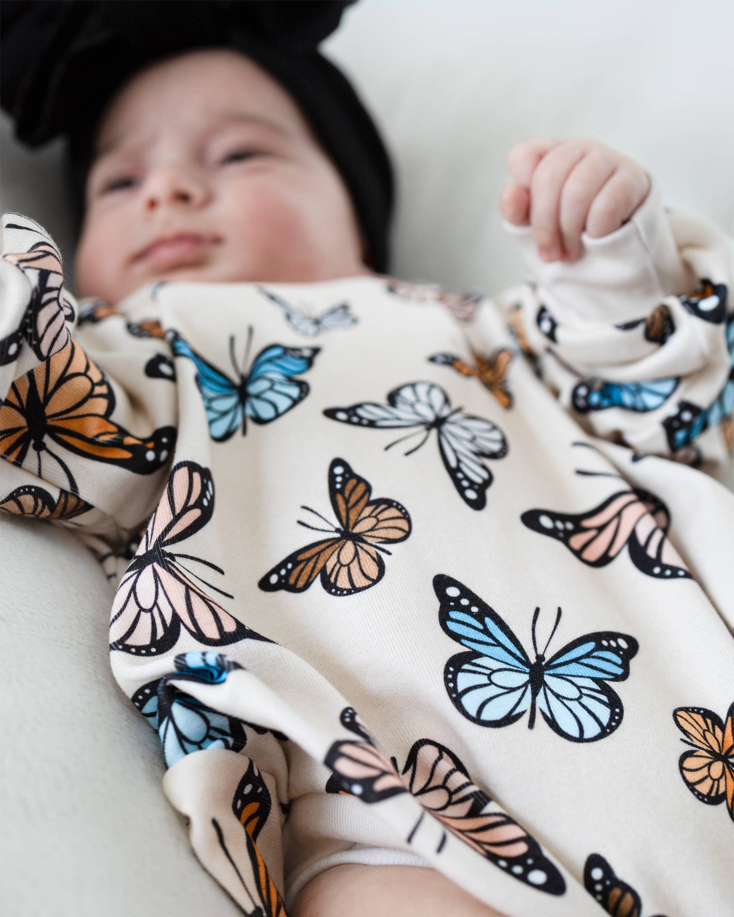 Bubble Romper | Butterflies: 3-6M