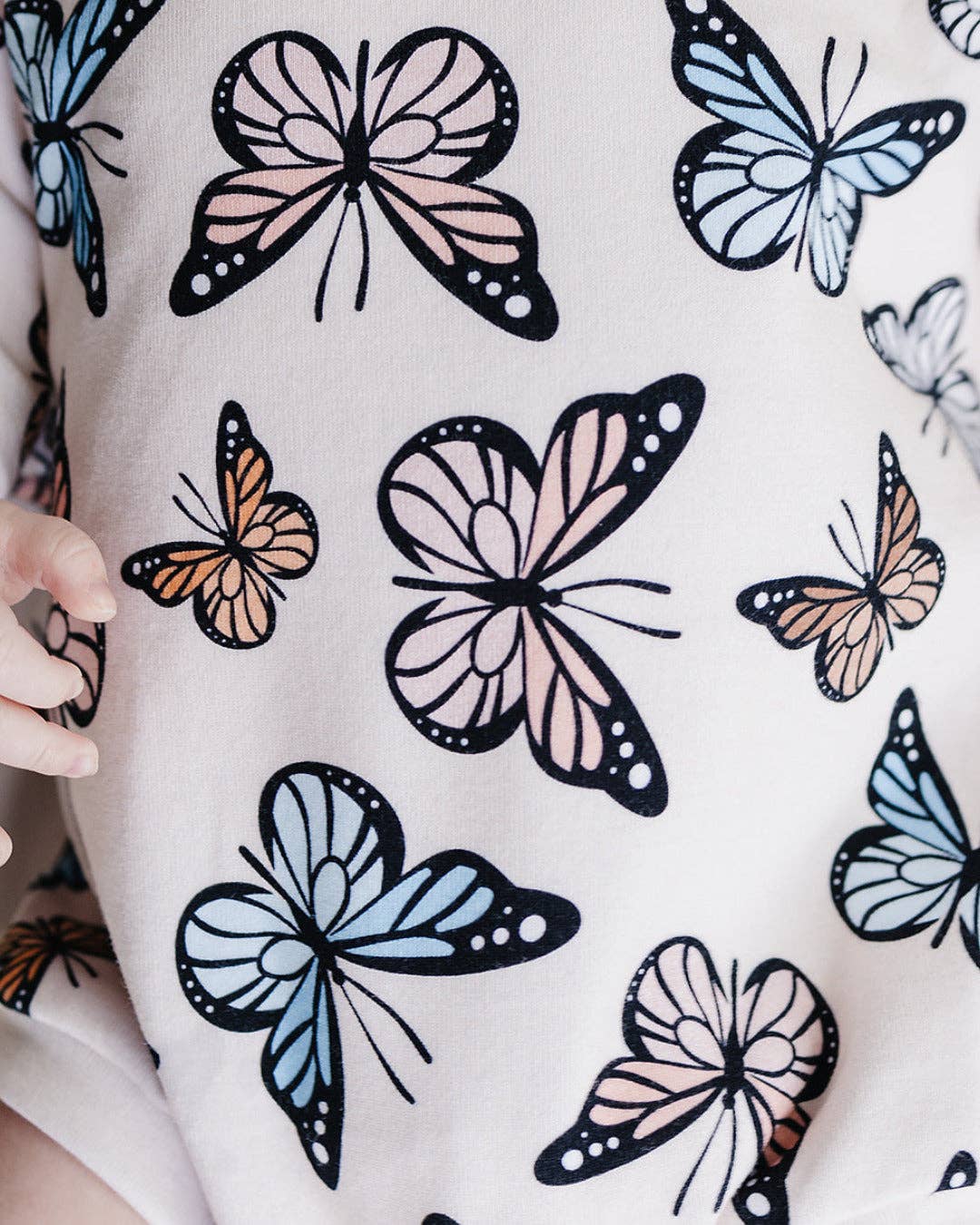 Bubble Romper | Butterflies: 3-6M