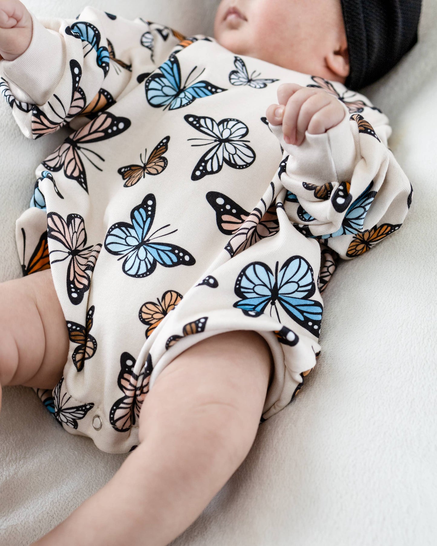 Bubble Romper | Butterflies: 3-6M