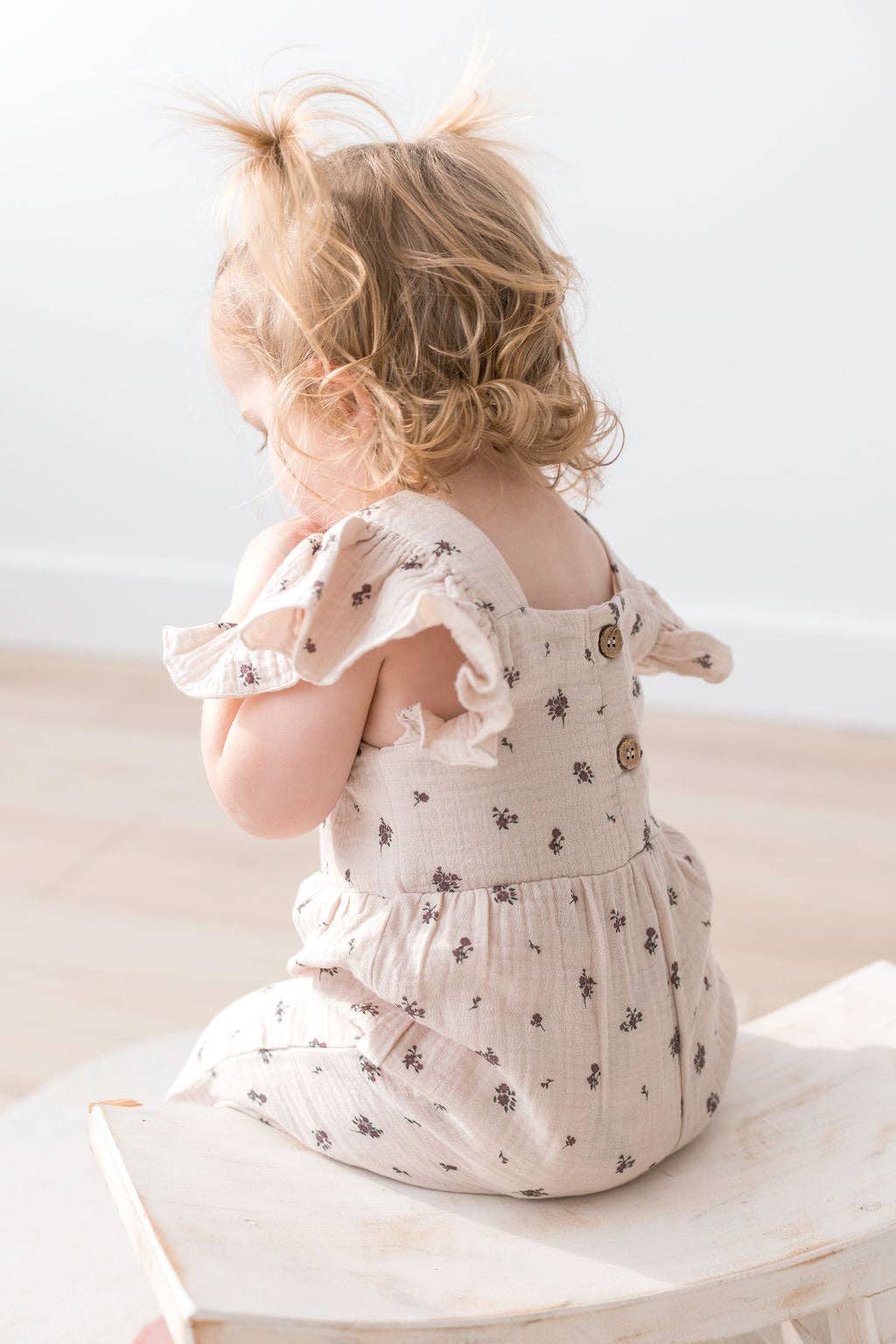Flutter Jumpsuit | Floral: 0/6M