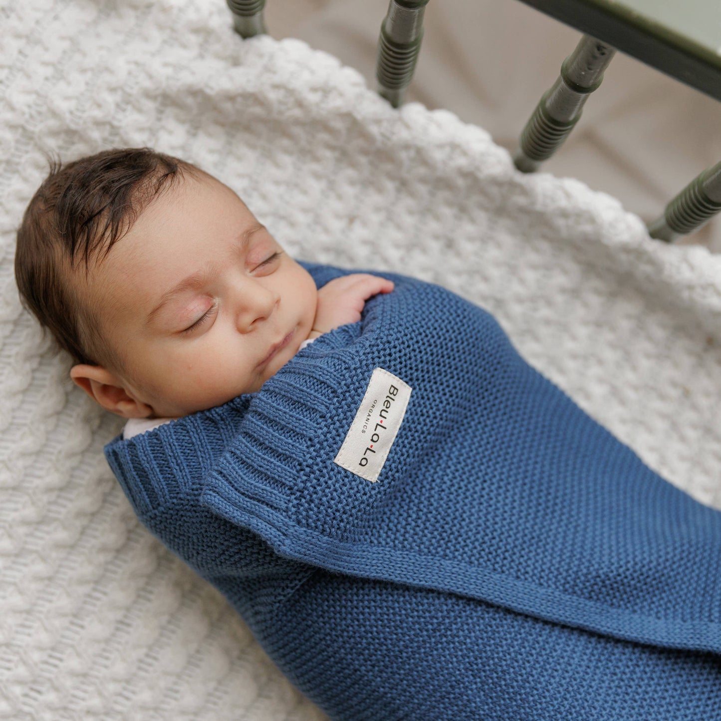 100% Organic Luxury Cotton Swaddle Receiving Baby Blanket: Oatmeal