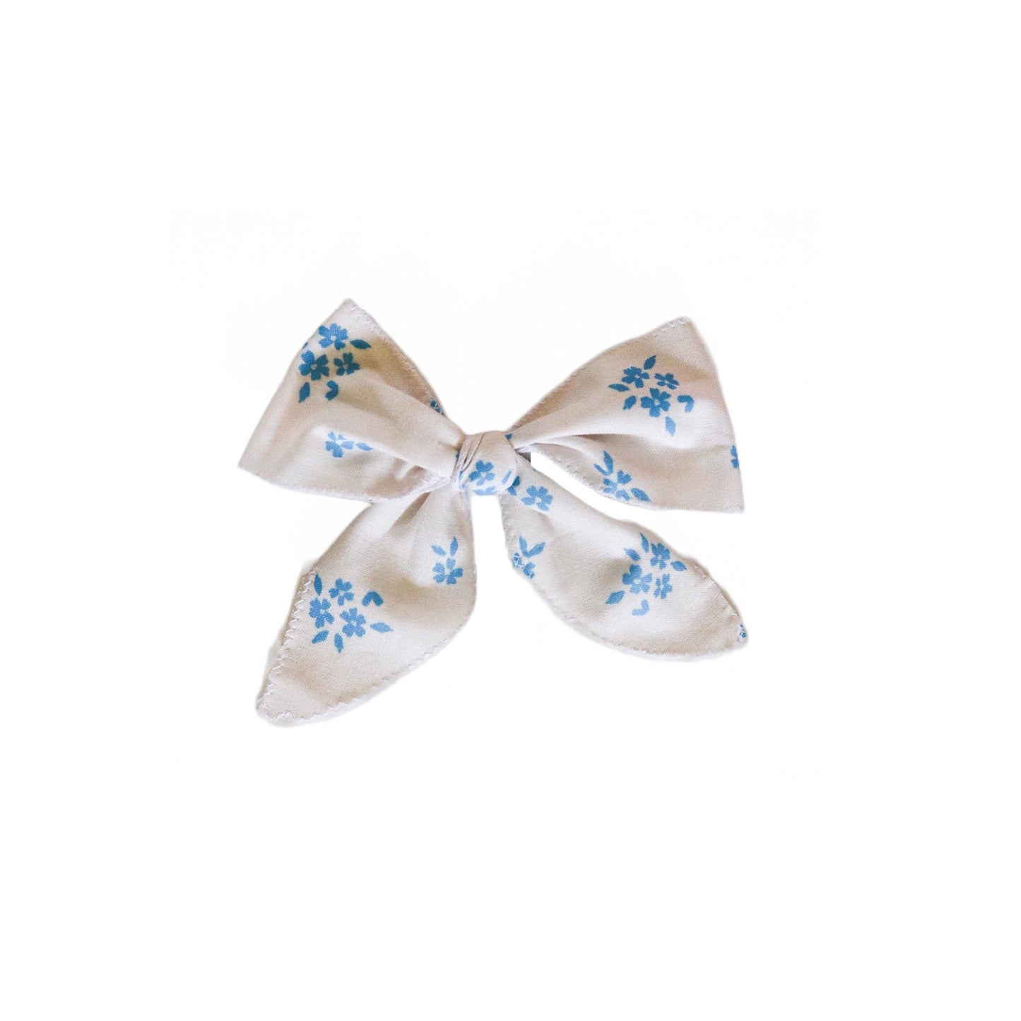 Bluebell Pinwheel Bow Clip: Bow Clip