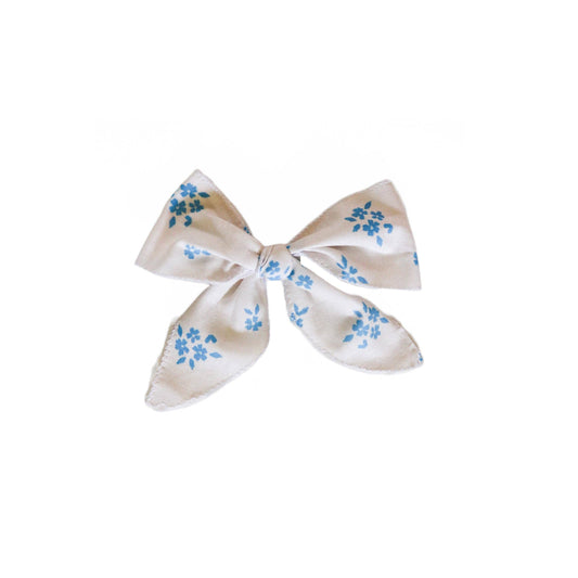 Bluebell Pinwheel Bow Clip: Bow Clip