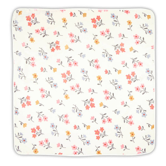 Hooded Towel - Floral: 100% Cotton / 33" Square