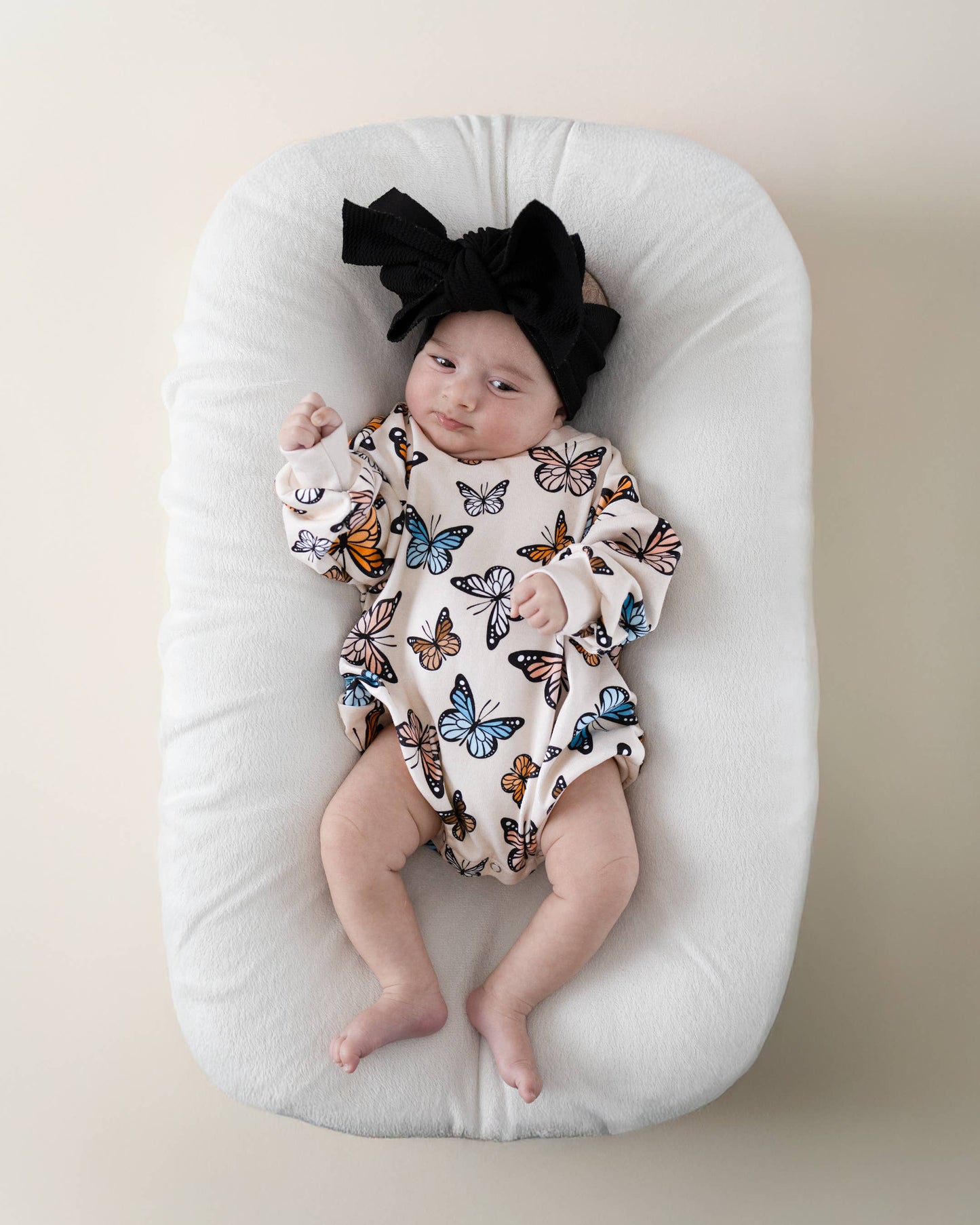 Bubble Romper | Butterflies: 0-3M