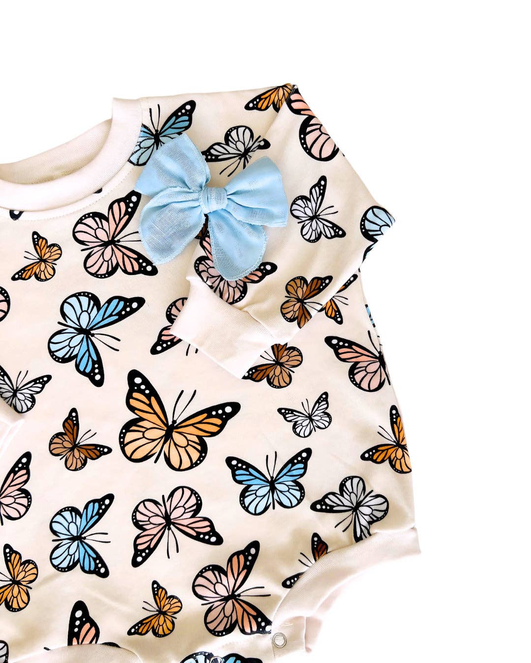 Bubble Romper | Butterflies: 3-6M