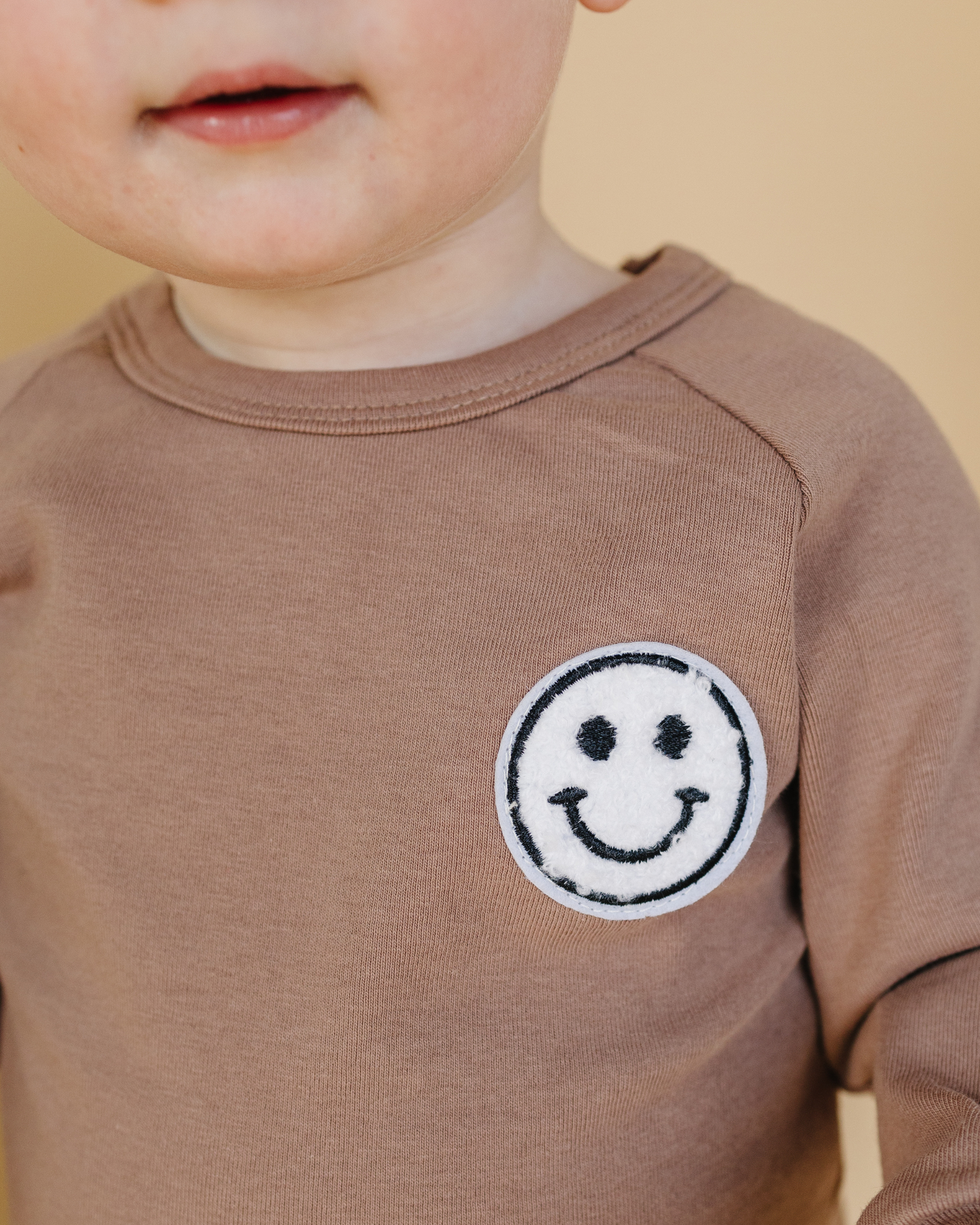 Lounge Set | Smiley Mocha: Baby 3-6M