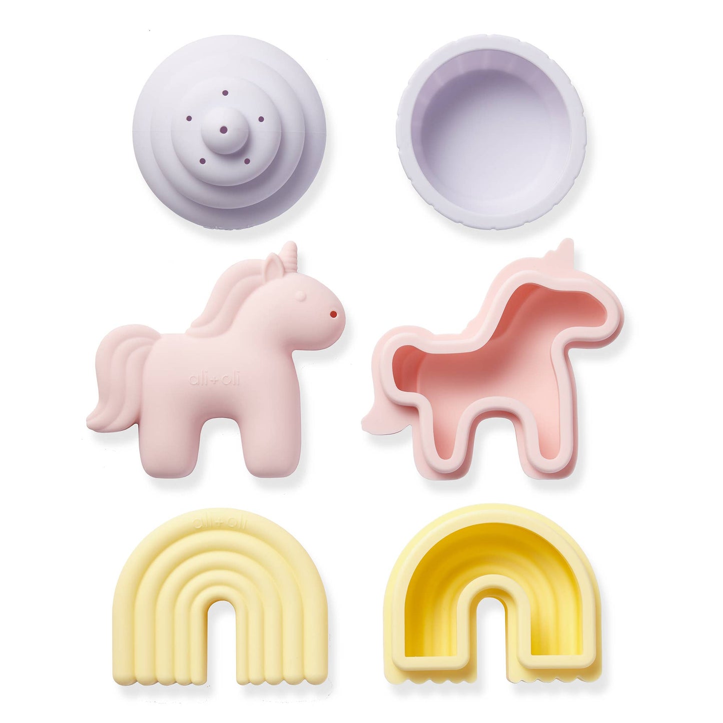 Squirt Water Bath Toy Set (Unicorn Theme) Mold Free