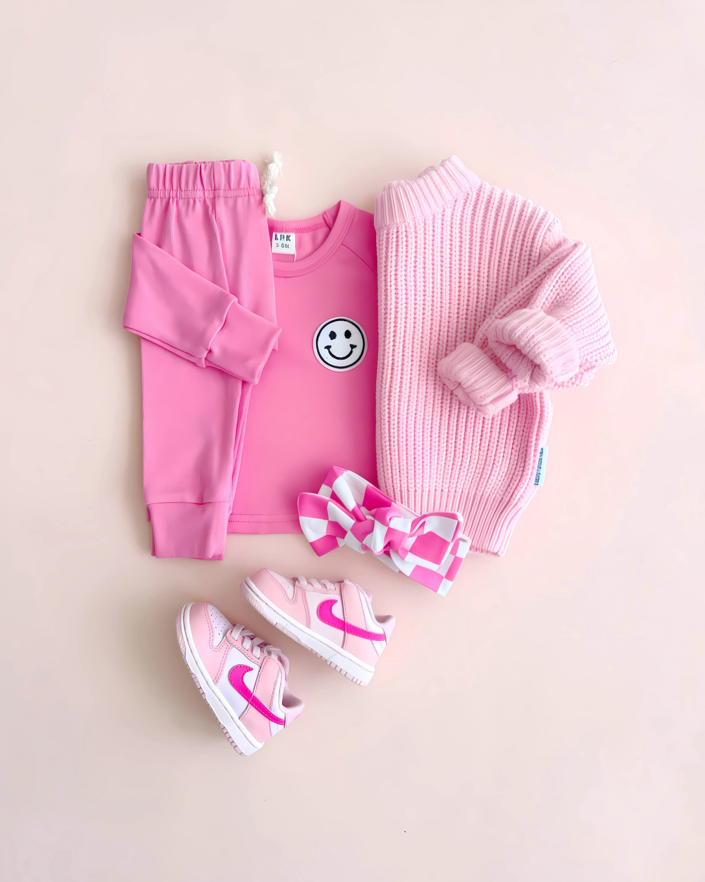 Lounge Set | Smiley Bubble Gum: 3-6M