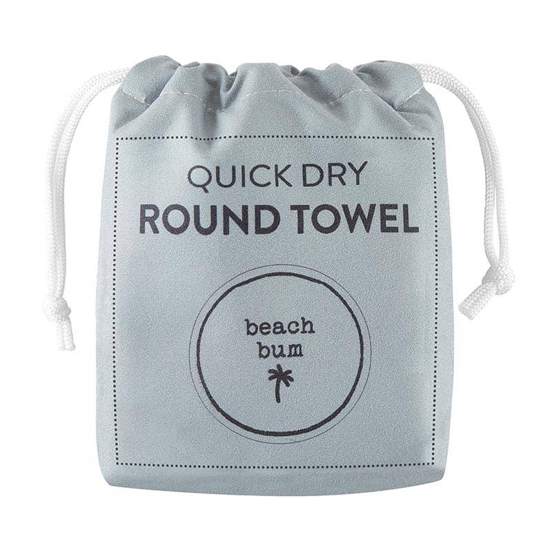 Quick Dry Round Baby & Toddler Towel - Beach Bum