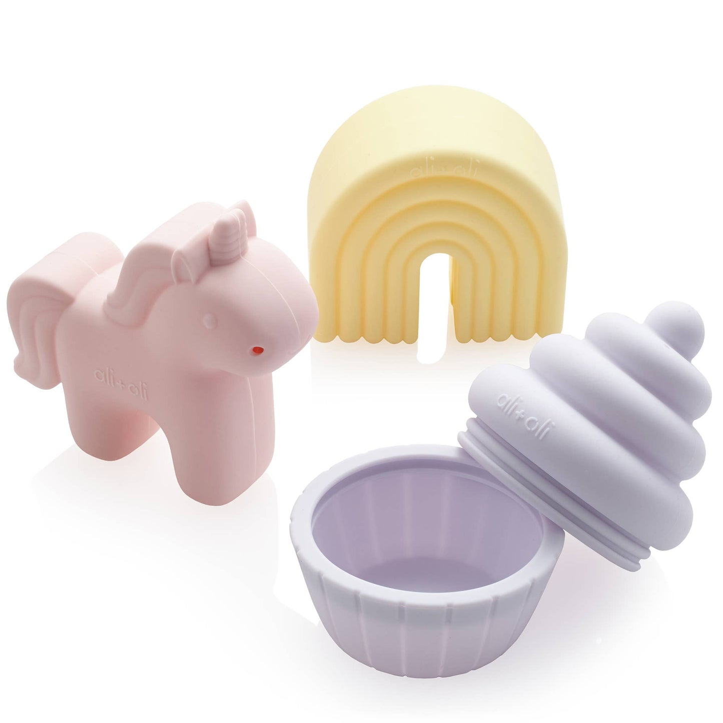 Squirt Water Bath Toy Set (Unicorn Theme) Mold Free