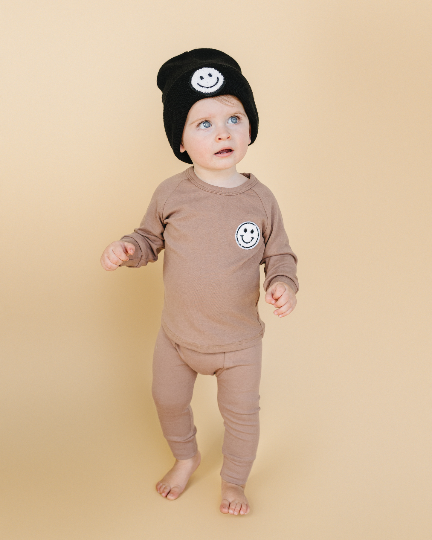 Lounge Set | Smiley Mocha: 12-18M