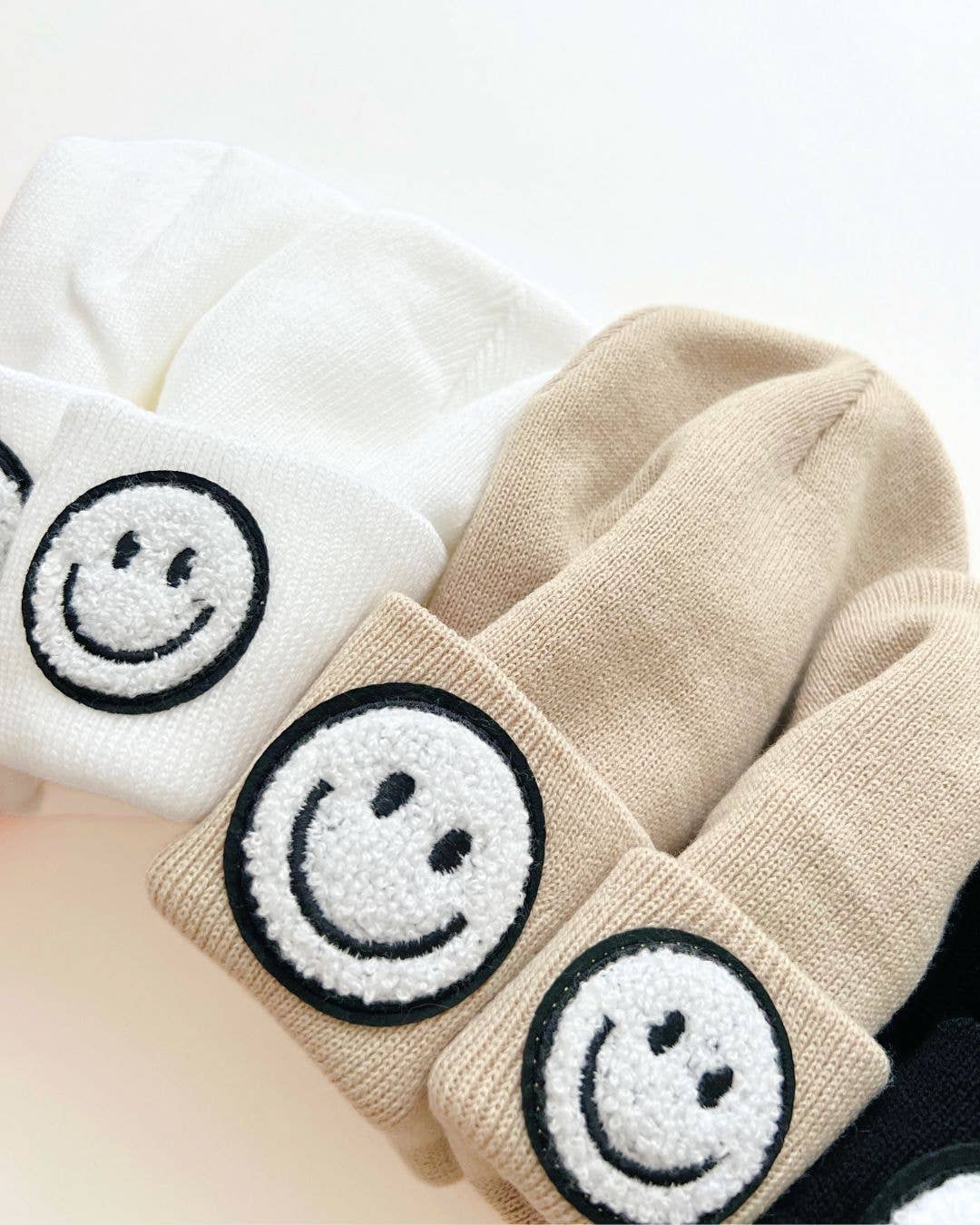 Smiley Baby Kids Beanie | Beige: Toddler