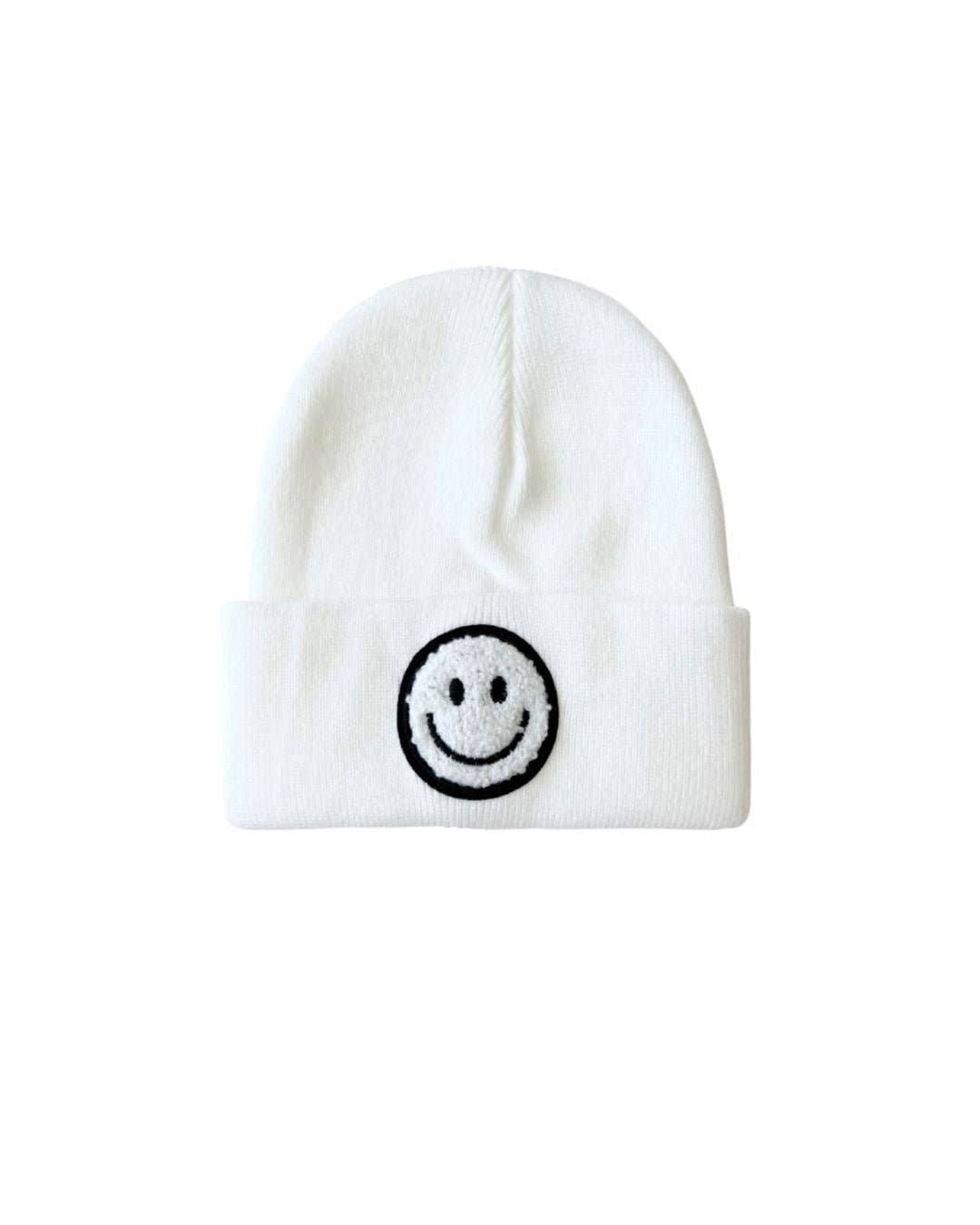 Smiley Baby & Kids' Beanie | White: Baby