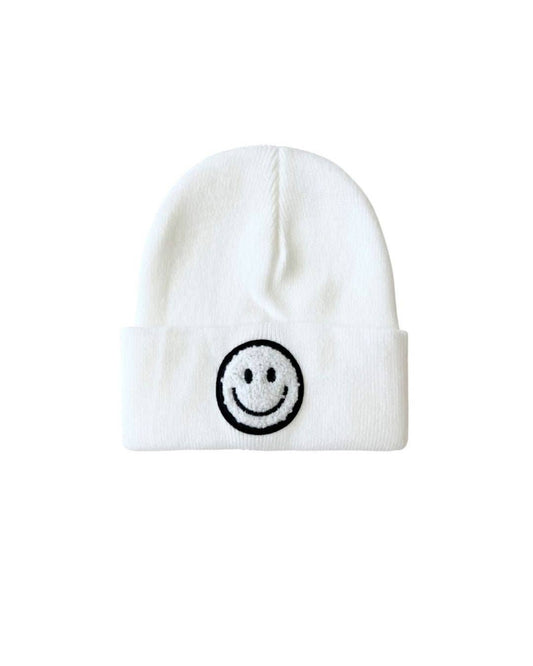 Smiley Baby & Kids' Beanie | White: Baby