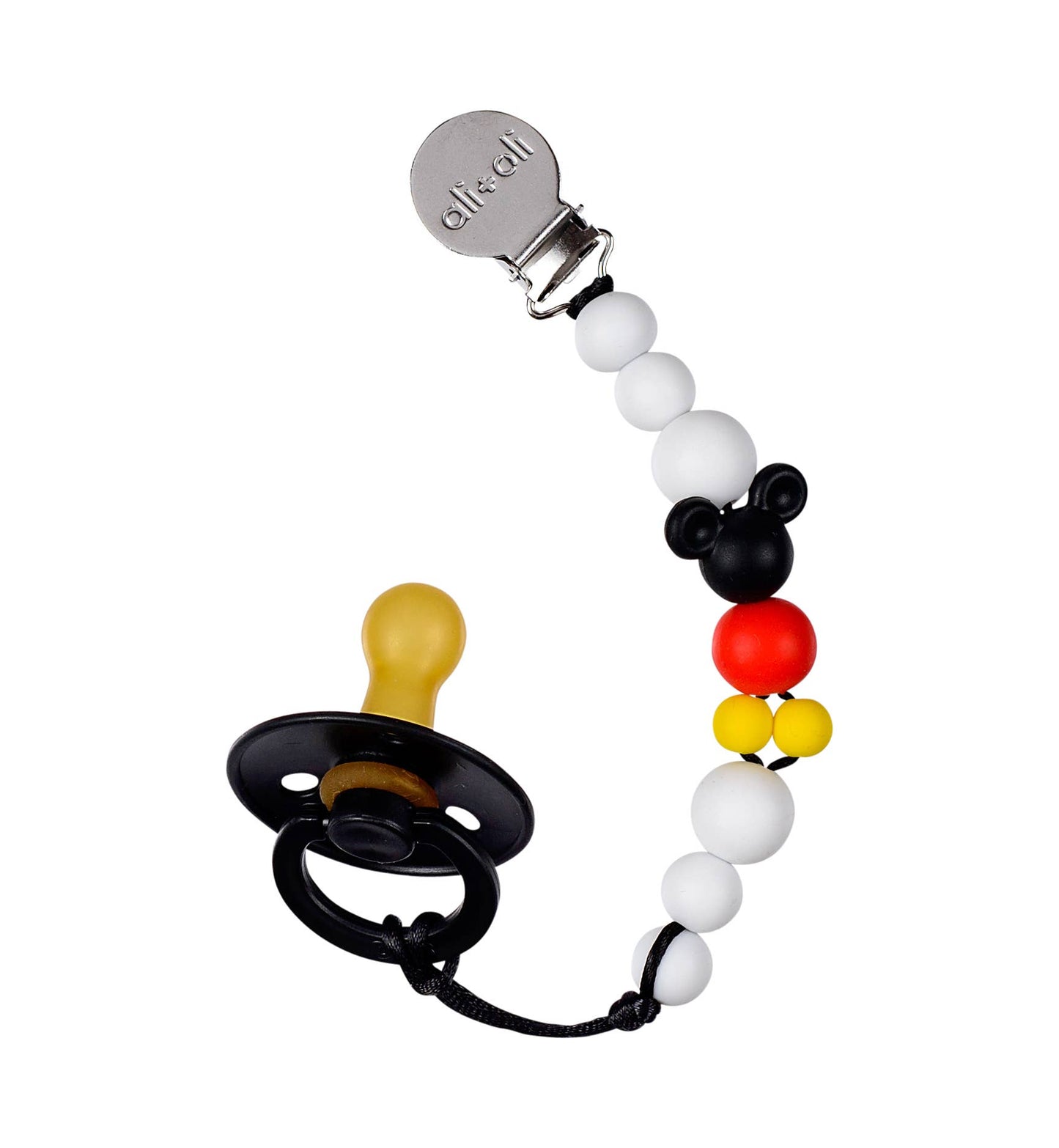 Ali+Oli Silicone Pacifier Clip (Mouse)