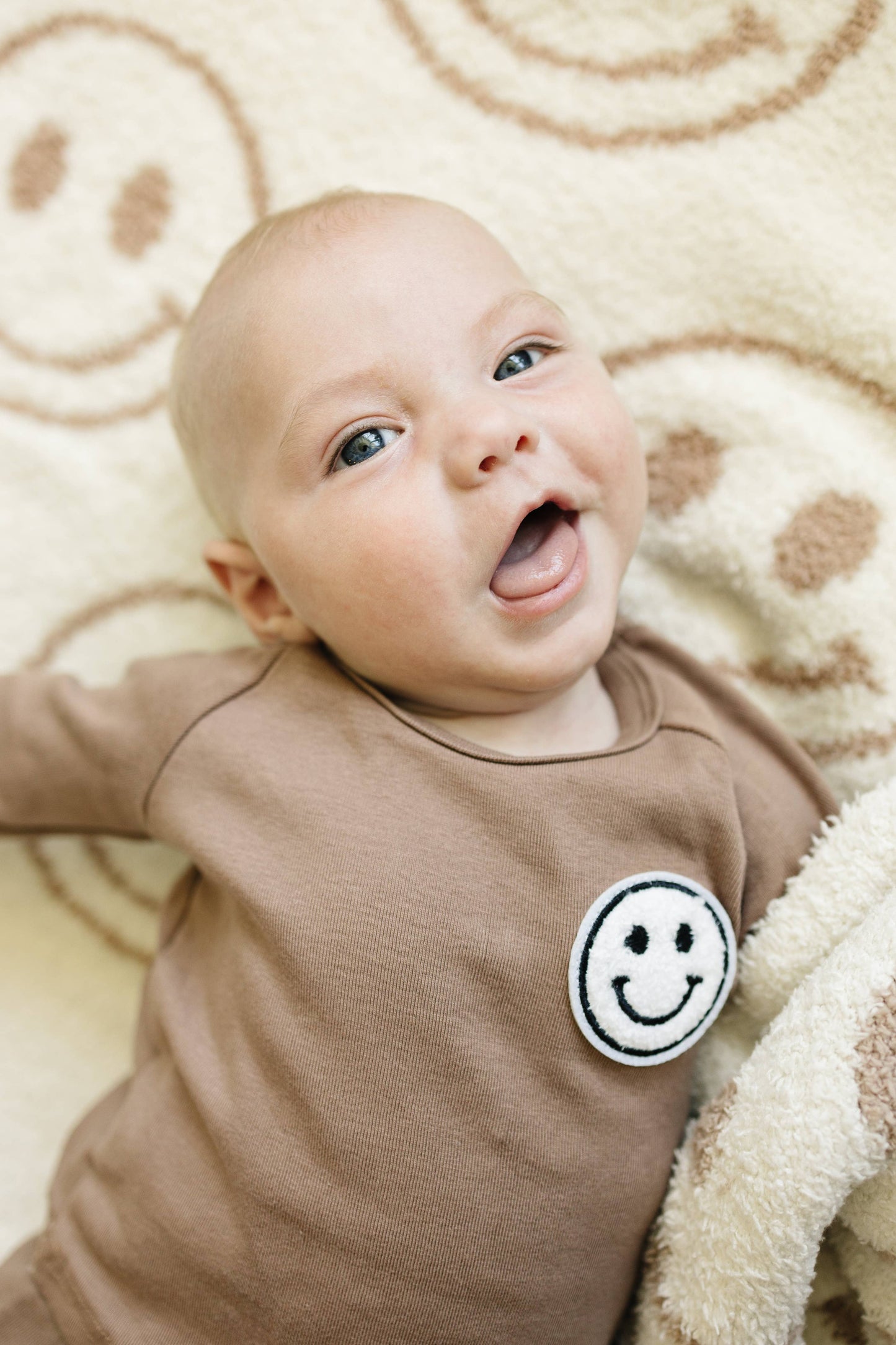 Lounge Set | Smiley Mocha: 12-18M