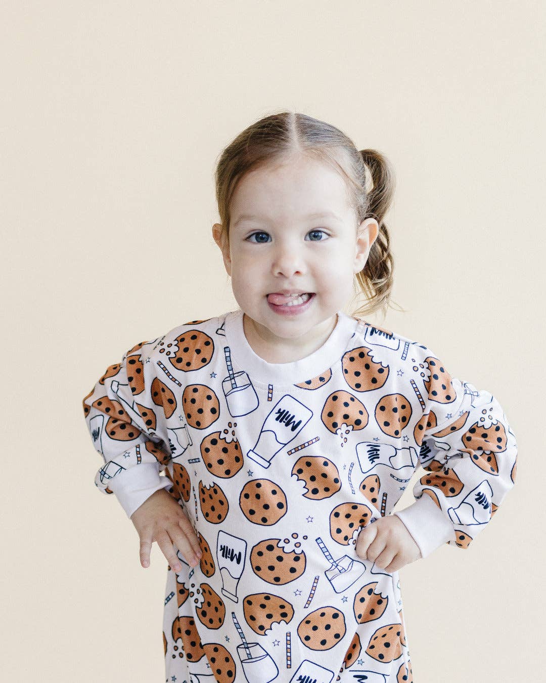 Bubble Romper | Milk & Cookies: 0-3M